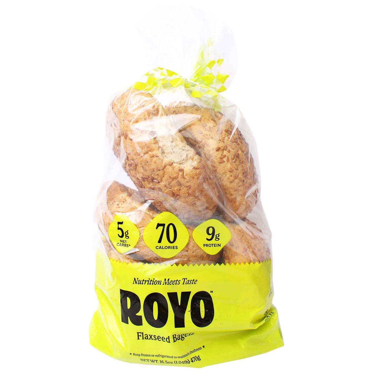 Royo Bread Bagel Sesame Low Carb, 6 Ct | Breadberry.com: Online 